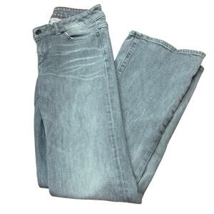Talbots Signature Bootcut Jeans Women’s 2/26 Gray Wash Stretch Denim Y2K
